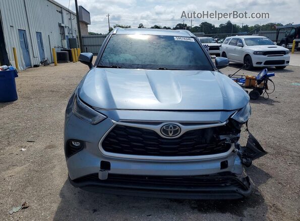 5TDGZRAH4MS080905 2021 TOYOTA HIGHLANDER Blue Front view