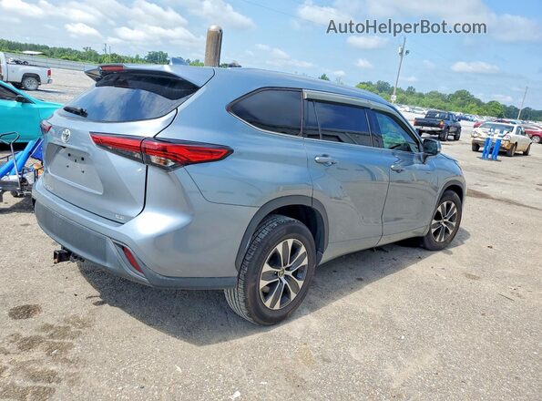 5TDGZRAH4MS080905 2021 TOYOTA HIGHLANDER Blue Rear right
