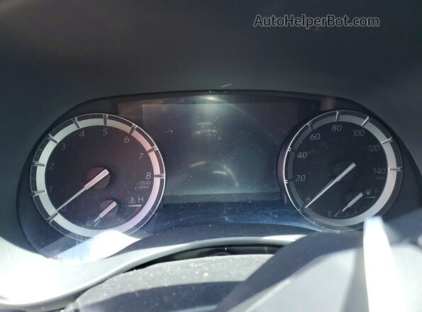 5TDGZRAH4MS080905 2021 TOYOTA HIGHLANDER Blue Instrument cluster view