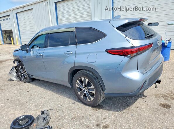 5TDGZRAH4MS080905 2021 TOYOTA HIGHLANDER Blue Rear left