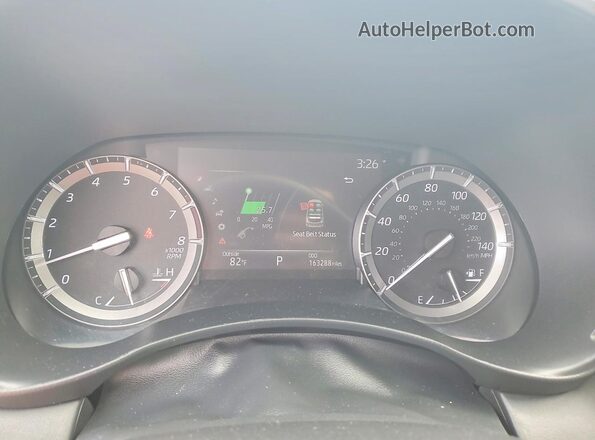 5TDGZRAH5MS520937 2021 TOYOTA HIGHLANDER Серый Вид щитка приборов