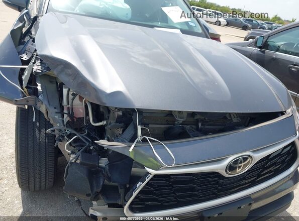 5TDGZRAH5MS529315 2021 TOYOTA HIGHLANDER Gray ხელსაწყოთა პანელის ხედი