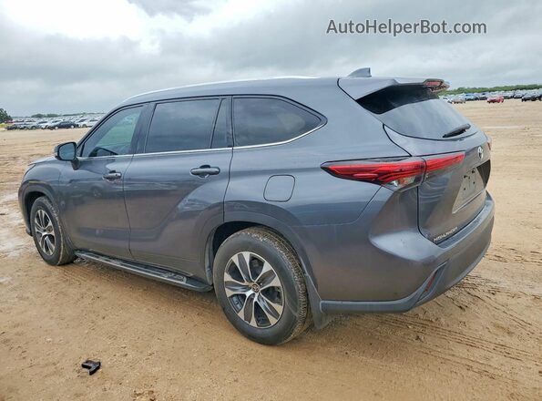 5TDGZRAH6MS515164 2021 TOYOTA HIGHLANDER Серый Задняя левая четверть