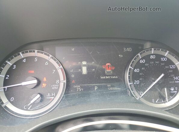 5TDGZRAH6MS515164 2021 TOYOTA HIGHLANDER Серый Вид щитка приборов