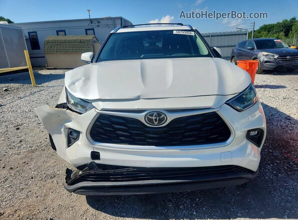 5TDGZRAH7MS064892 2021 TOYOTA HIGHLANDER White Вид спереду