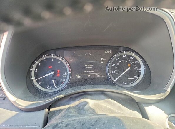 5TDGZRAH7MS064892 2021 TOYOTA HIGHLANDER White Вид щитка приладів