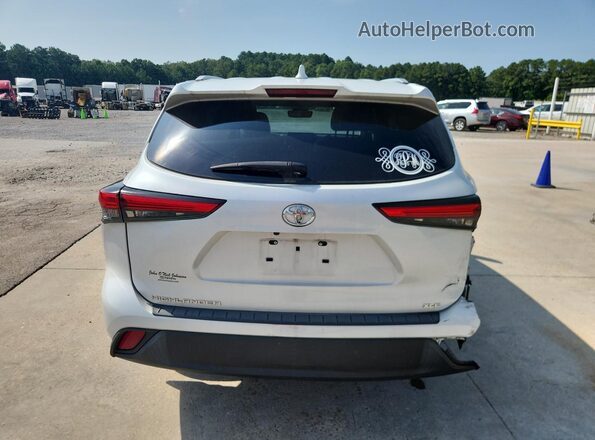 5TDGZRAH8NS126348 2022 TOYOTA HIGHLANDER White 