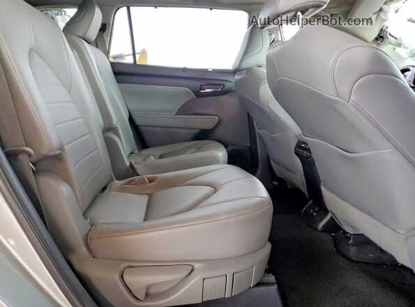 5TDGZRAH9MS050377 2021 TOYOTA HIGHLANDER Серебряный Вид задних сидений