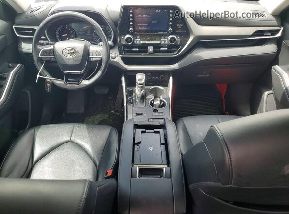5TDGZRAH9MS067003 2021 TOYOTA HIGHLANDER White Առջևի վահանակի տեսք