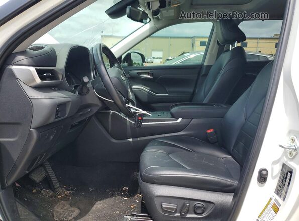 5TDGZRAH9MS067003 2021 TOYOTA HIGHLANDER White Սալոնի դիմացի տեսք