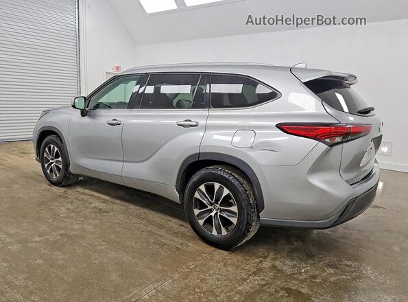 5TDGZRAHXLS001753 2020 TOYOTA HIGHLANDER Silver Rear left