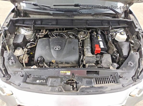 5TDGZRAHXLS001753 2020 TOYOTA HIGHLANDER Silver Engine compartment view