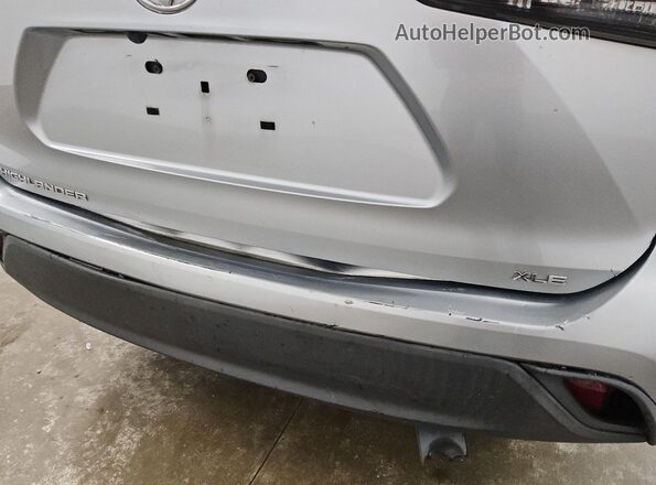 5TDGZRAHXLS001753 2020 TOYOTA HIGHLANDER Silver 