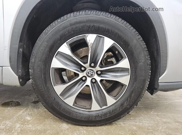 5TDGZRAHXLS001753 2020 TOYOTA HIGHLANDER Silver 