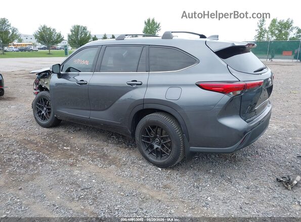 5TDGZRBH0LS009732 2020 TOYOTA HIGHLANDER Gray უკანა მარცხენა