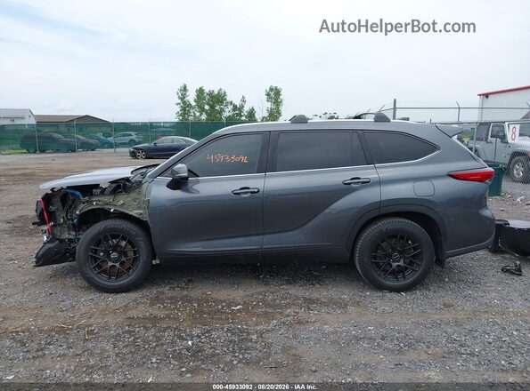 5TDGZRBH0LS009732 2020 TOYOTA HIGHLANDER Gray 
