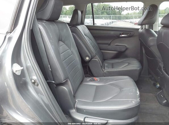 5TDGZRBH0LS009732 2020 TOYOTA HIGHLANDER Gray VIN კოდის სტიკერის ხედი