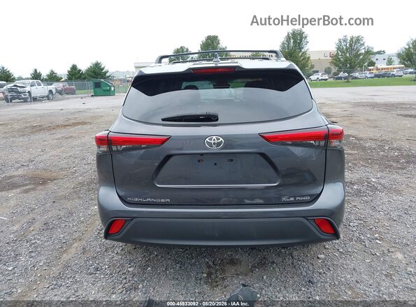 5TDGZRBH0LS009732 2020 TOYOTA HIGHLANDER Gray 
