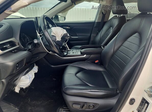 5TDGZRBH0LS022545 2020 TOYOTA HIGHLANDER White Widok wnętrza z przodu