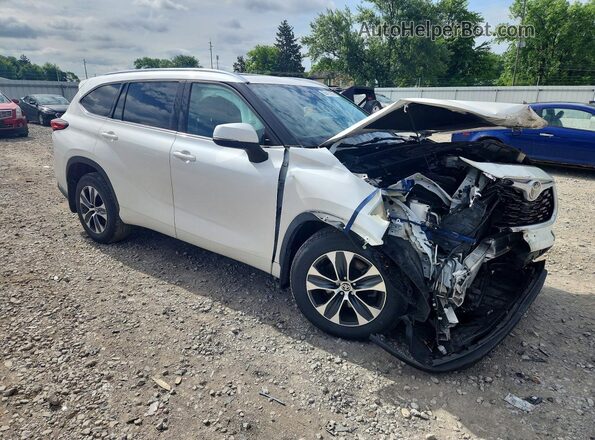 5TDGZRBH0LS022545 2020 TOYOTA HIGHLANDER White Przód prawy