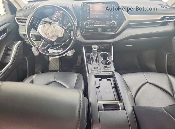 5TDGZRBH0LS022545 2020 TOYOTA HIGHLANDER White Widok deski rozdzielczej