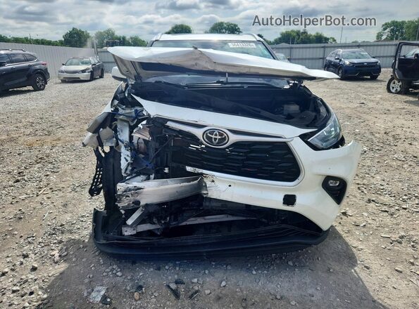 5TDGZRBH0LS022545 2020 TOYOTA HIGHLANDER White Widok z przodu