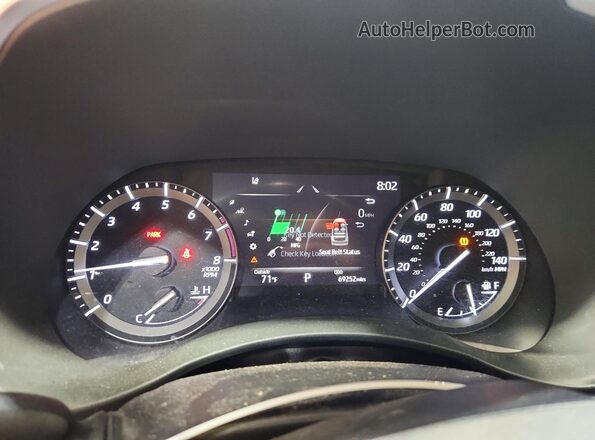 5TDGZRBH0MS063615 2021 TOYOTA HIGHLANDER Blue ხელსაწყოთა პანელის ხედი