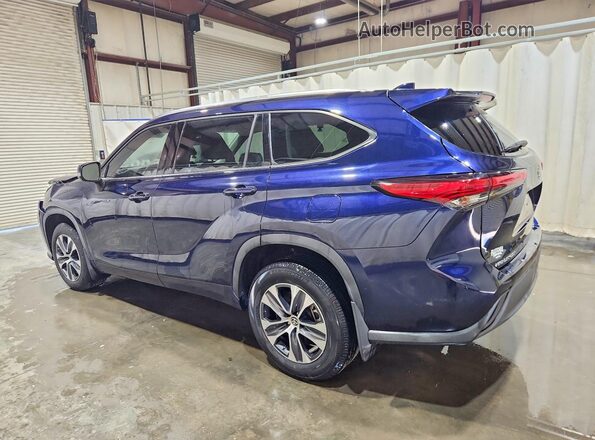 5TDGZRBH0MS063615 2021 TOYOTA HIGHLANDER Blue უკანა მარცხენა