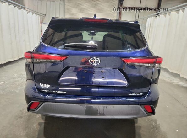 5TDGZRBH0MS063615 2021 TOYOTA HIGHLANDER Blue 