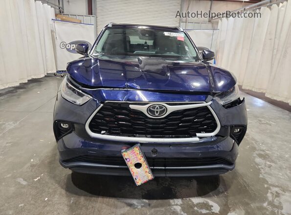 5TDGZRBH0MS063615 2021 TOYOTA HIGHLANDER Blue სალონის 360-გრადუსიანი ხედი