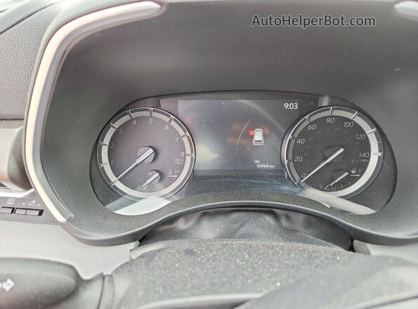 5TDGZRBH0MS128561 2021 TOYOTA HIGHLANDER White Instrument cluster view