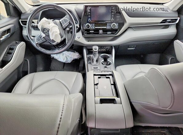 5TDGZRBH0MS128561 2021 TOYOTA HIGHLANDER White Dashboard view
