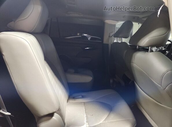5TDGZRBH0NS193301 2022 TOYOTA HIGHLANDER Black Vista interior trasera