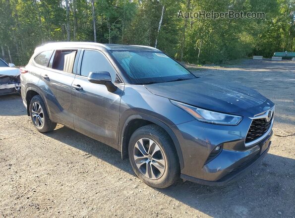 5TDGZRBH1LS026572 2020 TOYOTA HIGHLANDER Charcoal წინა მარჯვენა