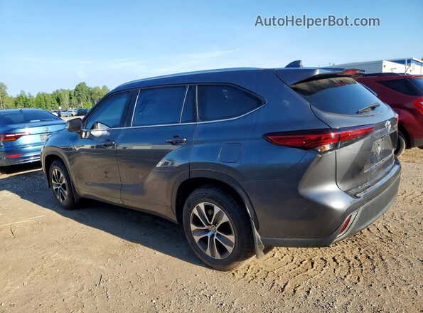 5TDGZRBH1LS026572 2020 TOYOTA HIGHLANDER Charcoal უკანა მარცხენა