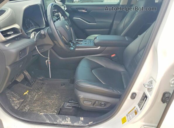5TDGZRBH1LS030637 2020 TOYOTA HIGHLANDER White Вид салону спереду