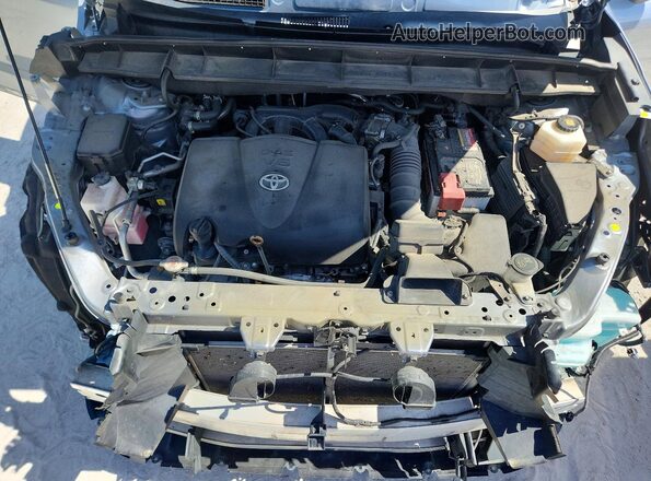 5TDGZRBH2NS179030 2022 TOYOTA HIGHLANDER Blue Вид підкапотного простору