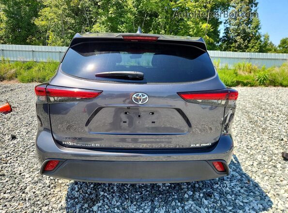 5TDGZRBH3LS508749 2020 TOYOTA HIGHLANDER Charcoal Vista del cuadro de instrumentos
