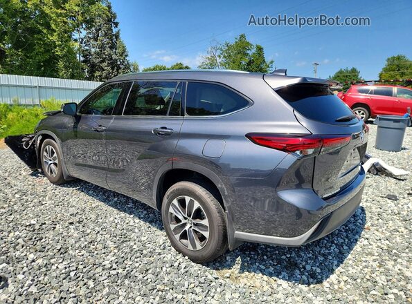 5TDGZRBH3LS508749 2020 TOYOTA HIGHLANDER Charcoal Trasero derecho