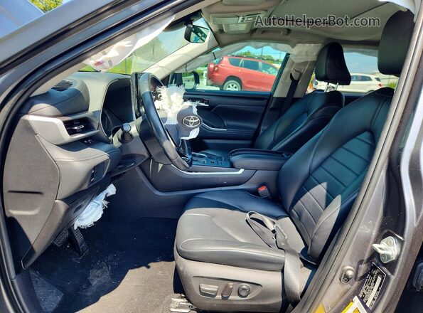 5TDGZRBH3LS508749 2020 TOYOTA HIGHLANDER Charcoal Vista interior trasera
