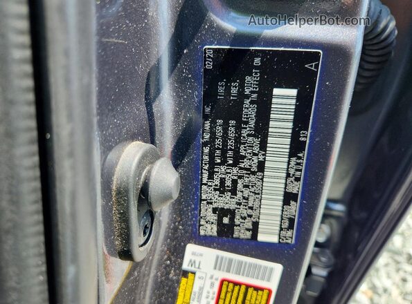 5TDGZRBH3LS508749 2020 TOYOTA HIGHLANDER Charcoal 