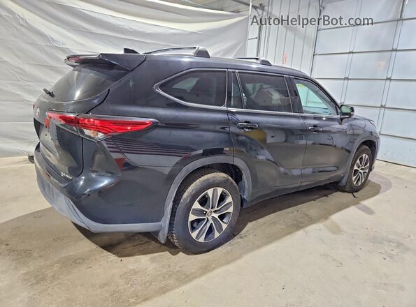 5TDGZRBH3MS556673 2021 TOYOTA HIGHLANDER Black Հետևի աջ