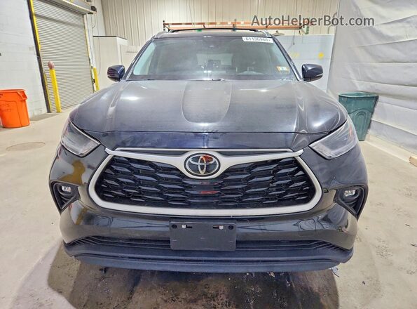 5TDGZRBH3MS556673 2021 TOYOTA HIGHLANDER Black Դիմացի տեսք