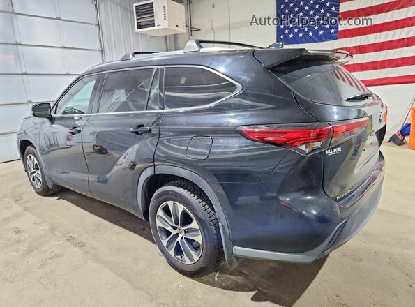 5TDGZRBH3MS556673 2021 TOYOTA HIGHLANDER Black Հետևի ձախ