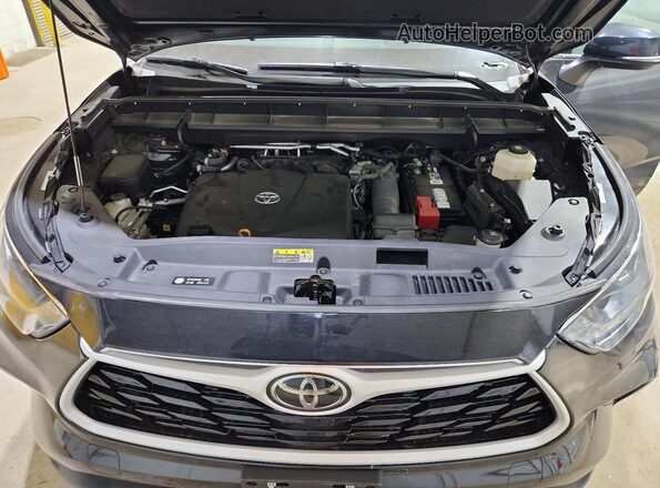 5TDGZRBH3MS556673 2021 TOYOTA HIGHLANDER Black Շարժիչի բաժամունքի տեսք