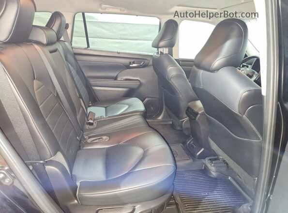 5TDGZRBH3MS556673 2021 TOYOTA HIGHLANDER Black Սալոնի հետևի տեսք