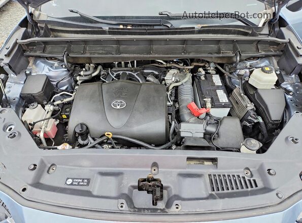 5TDGZRBH3NS168909 2022 TOYOTA HIGHLANDER Blue Вид підкапотного простору