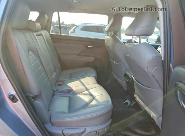 5TDGZRBH4LS029725 2020 TOYOTA HIGHLANDER Blue Вид задньої частини салону