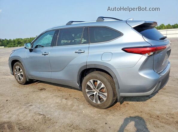 5TDGZRBH4LS029725 2020 TOYOTA HIGHLANDER Blue Задня ліва чверть