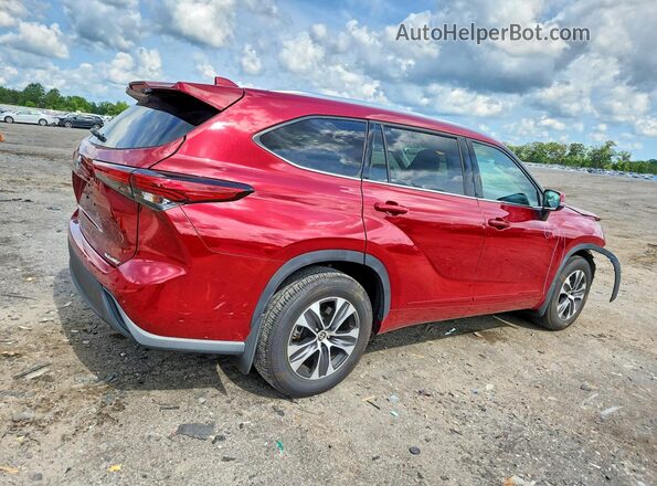 5TDGZRBH4MS532995 2021 TOYOTA HIGHLANDER Brown Tył prawy